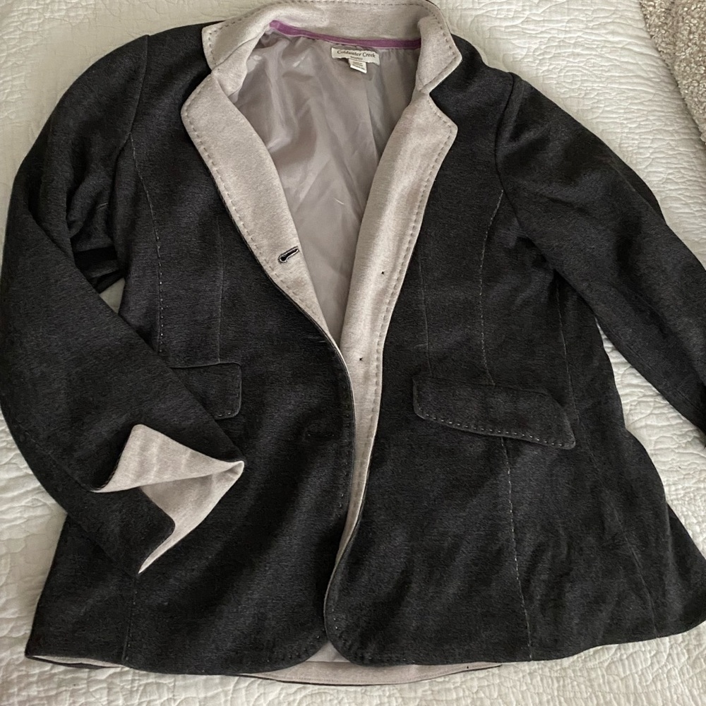 women blazer linen size large